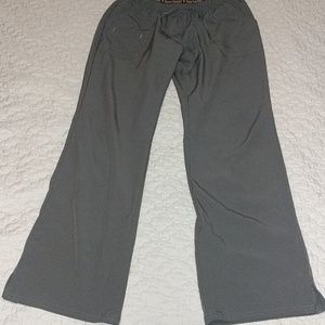 Gray scrub pants